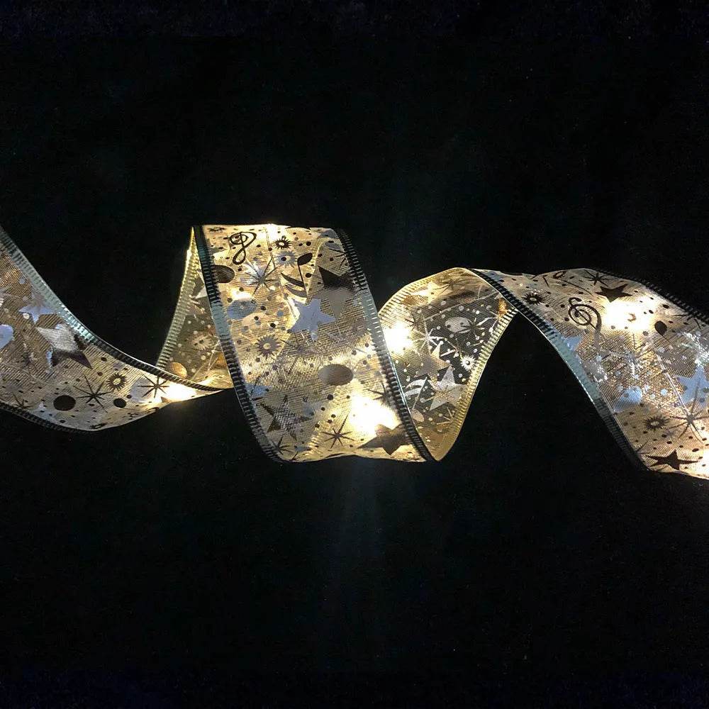 Norvo | LED Lys Hot Stamping Dobbeltlag Bånd Juledekorasjoner