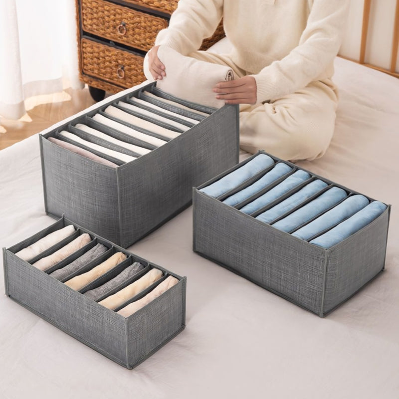 Norvo | Ultimate Klær Organizer Boks for Effektiv Klær Lagring