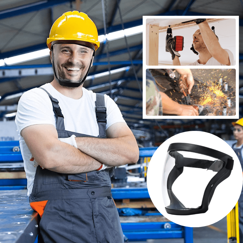 Norvo | VISIONSAFE – Heldekkende justerbart ansiktsskjold med anti-dugg og PM2.5-filter