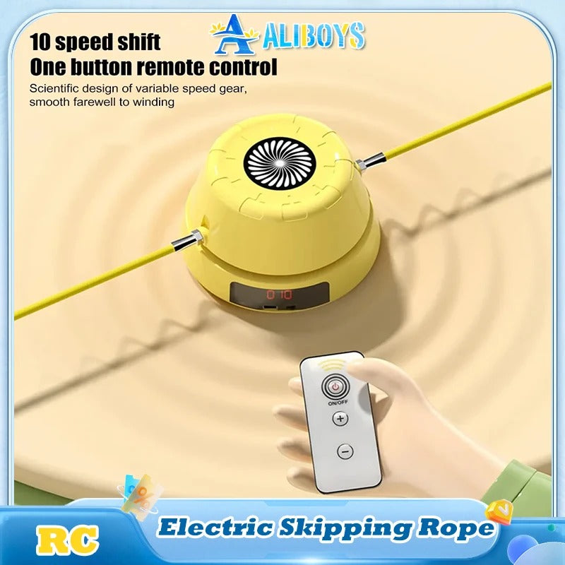 Norvo | Smart Elektronisk Hoppetau Maskin – Interaktiv Kardiovaskulær Treningsenhet for Familie og Barn