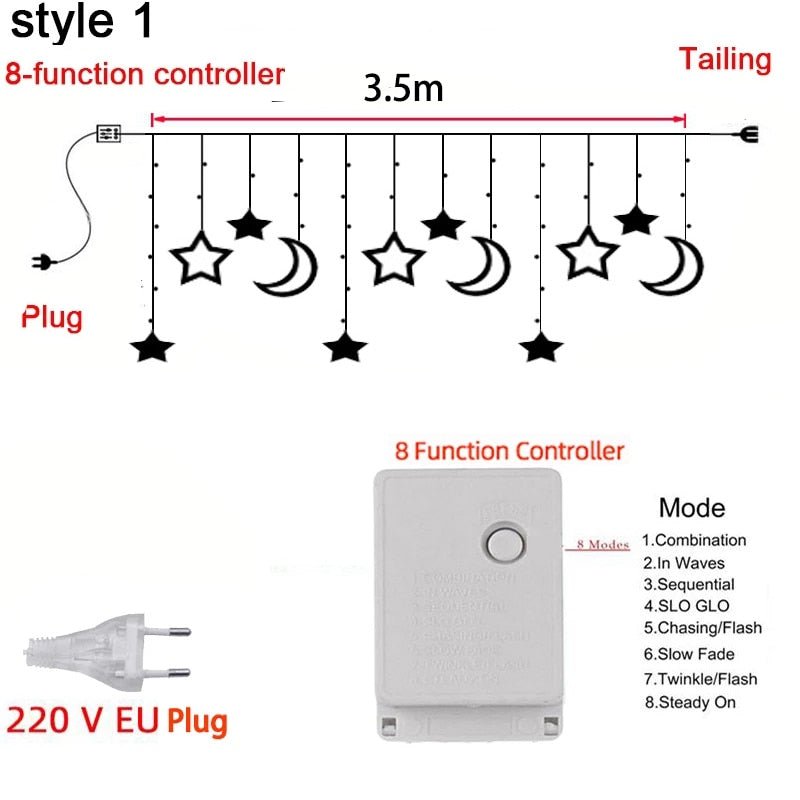 Norvo | Fairy lyskjede med hjerteformet design