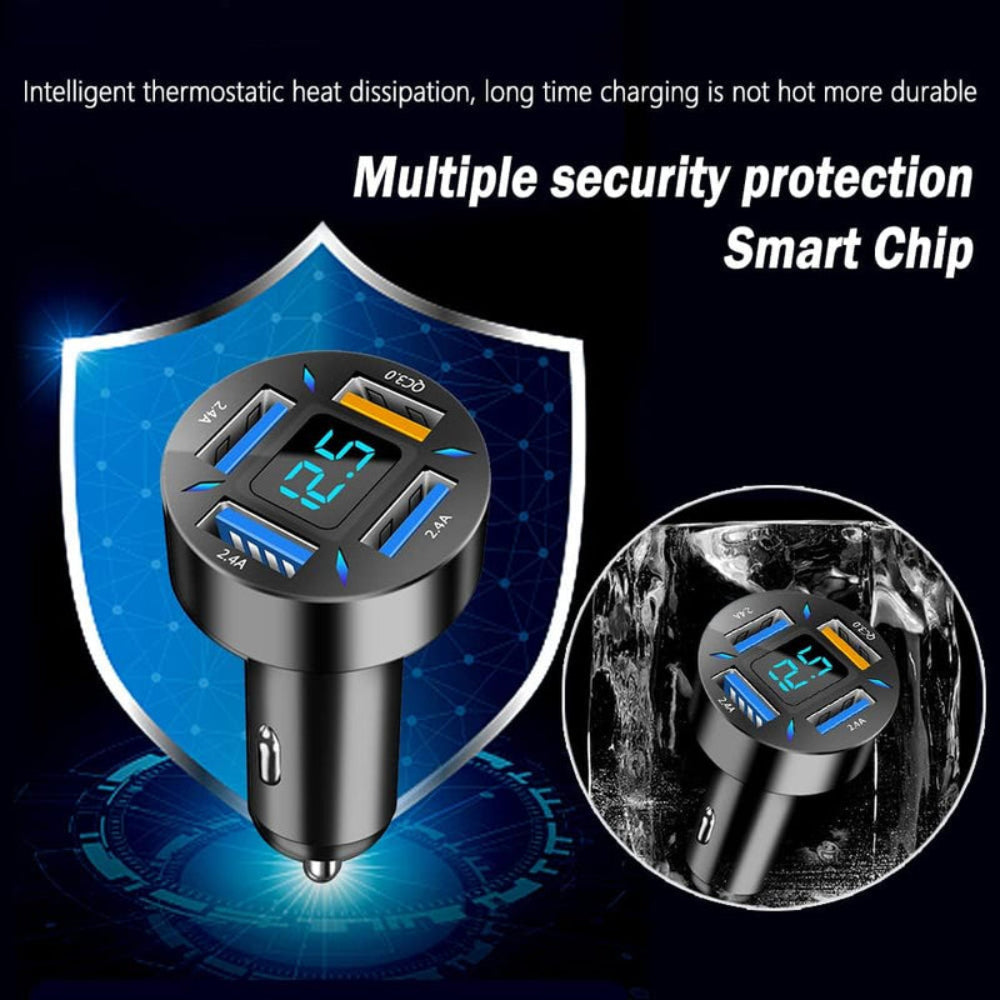 Norvo | Bil Lader Rask USB Multi Port Adapter