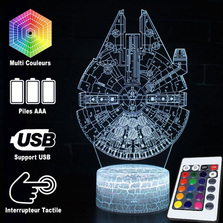 Norvo | 3D Lampe Star Wars Millennium Falcon