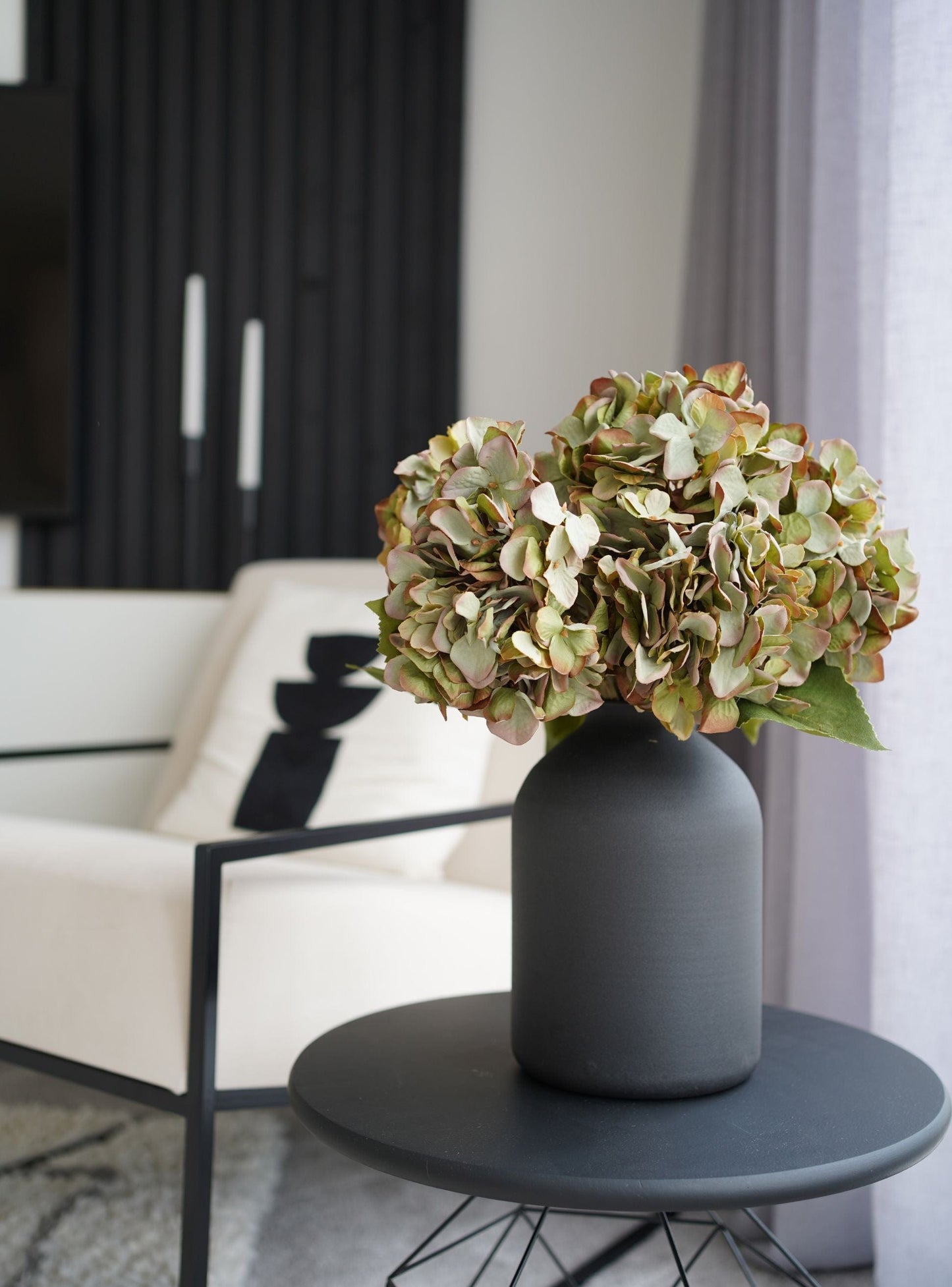 Norvo | Hortensia Bukett - Grønn (4 stilker)