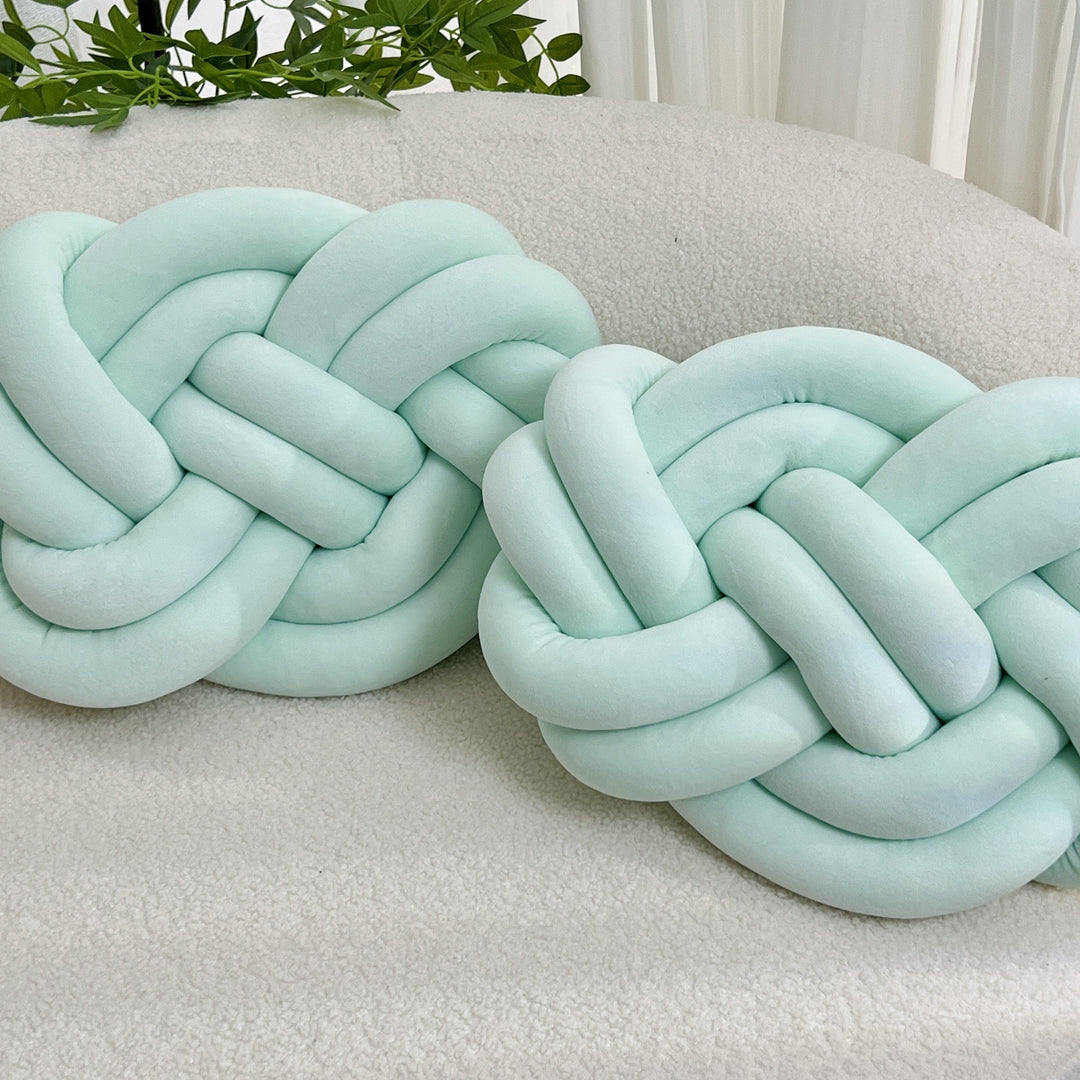 CozyPlush Set med 2 Plush Dekorative Puter – Myk Eleganse for Ditt Hjem Norvo