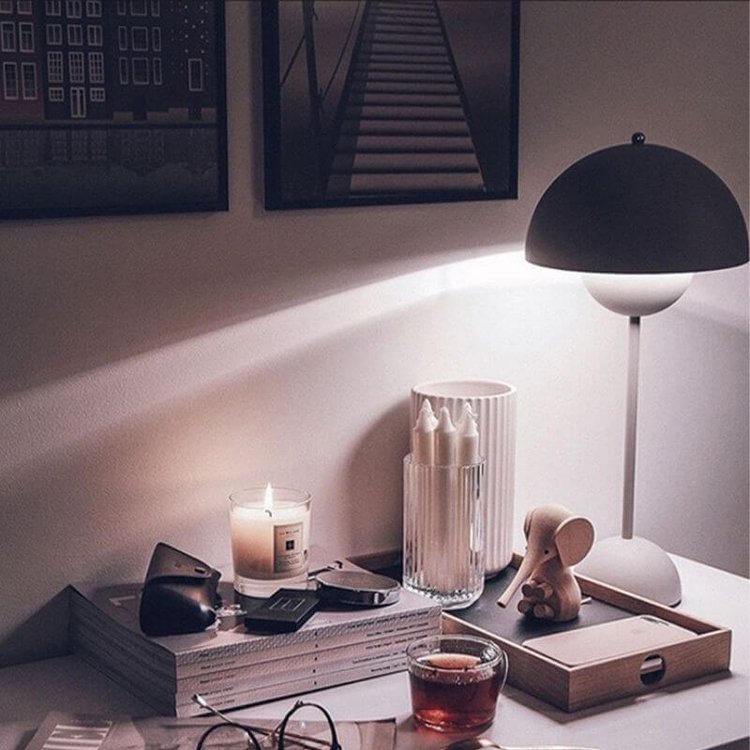 Norvo | Moderne Bordlampe Sopplampe