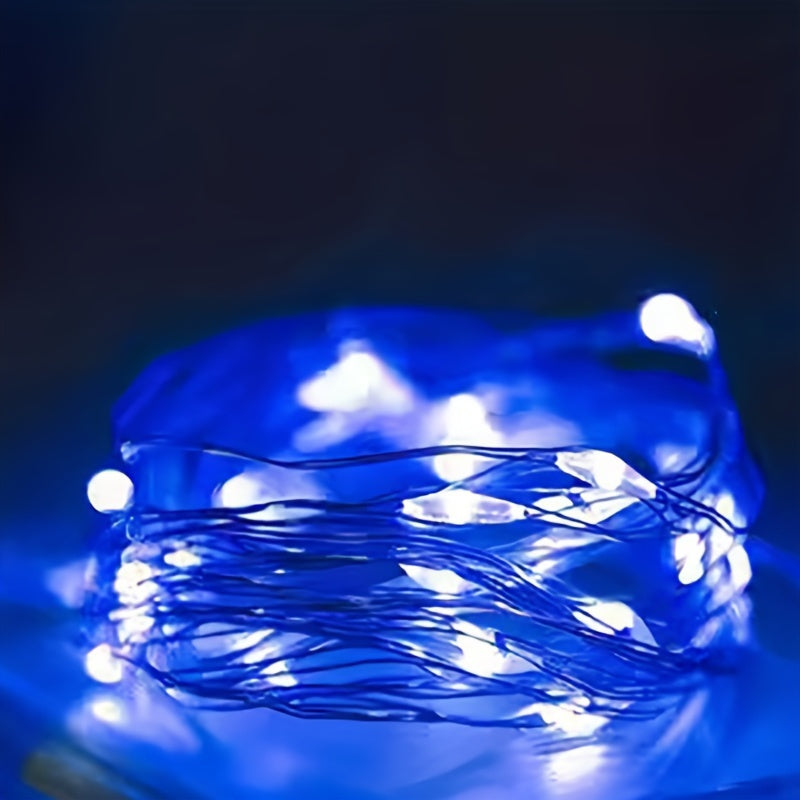 Norvo | Fairy Lights Batteridrevet Kobbertråd Lyskjede