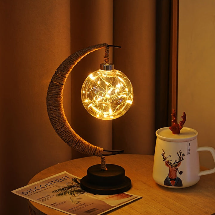 MoonGlow Lampe - Stilig Smijern LED Bordlampe Norvo