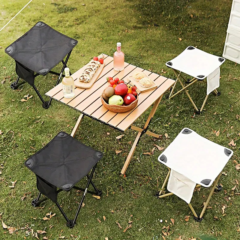 Norvo | Ultralett Bærbar Sammenleggbart Campingstol – Kompakt Utendørs Reisesete