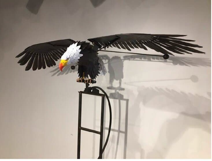 Norvo | WindGarden | Metallhage Snurrer Vind Spinner med Bakke Spyd – Værbestandig Dekor