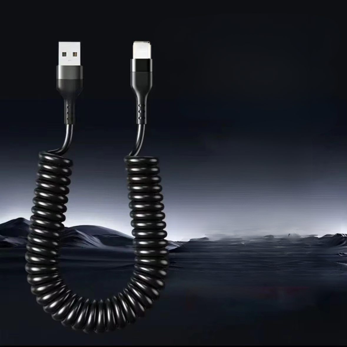 Norvo | Universal vår teleskopisk hurtigladerkabel USB-C & Lightning