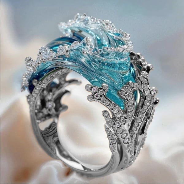 OceanSpirit Necklace - Elegant maritim halskjede i gull/sølv Norvo
