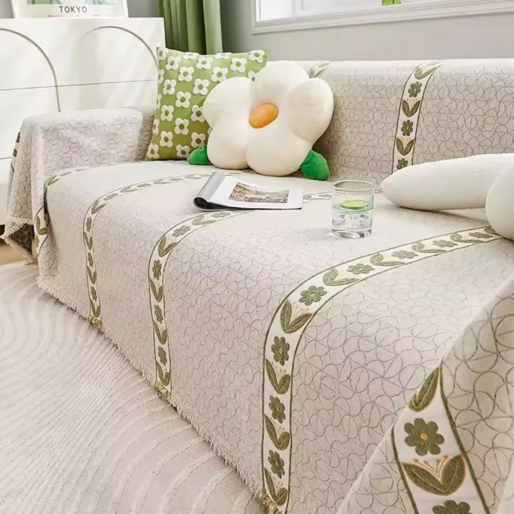 Norvo | Flourish Leaf Sofa Cover