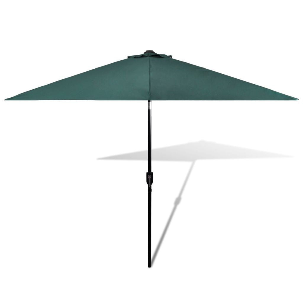Parasol Grønn 3m Stål Stang