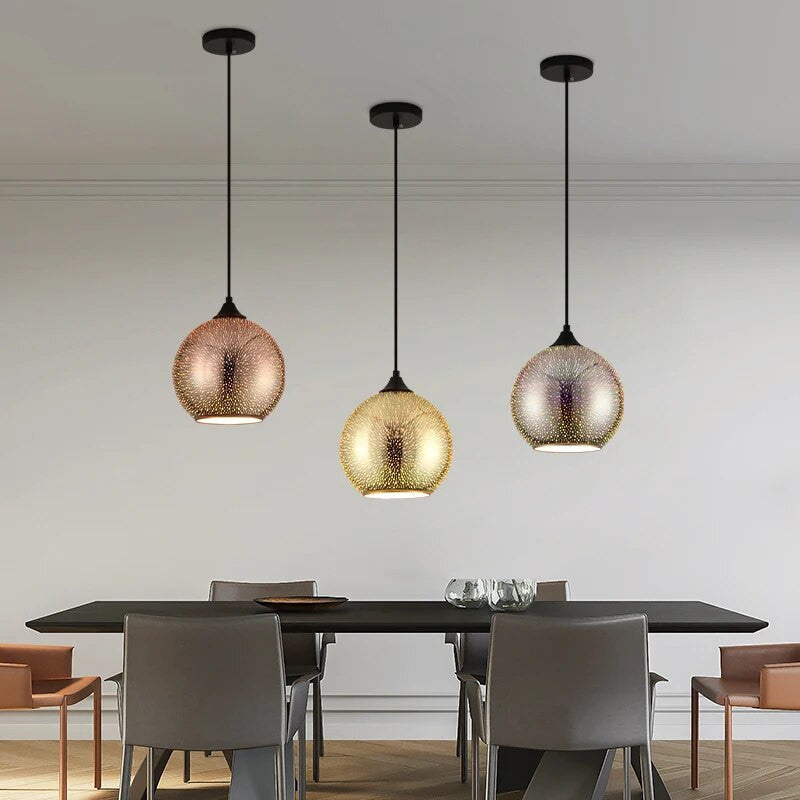 Norvo | Perforert Glass Taklampe