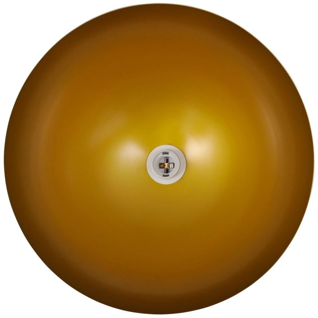 Sett med 2 halvkuleformede hvite taklamper