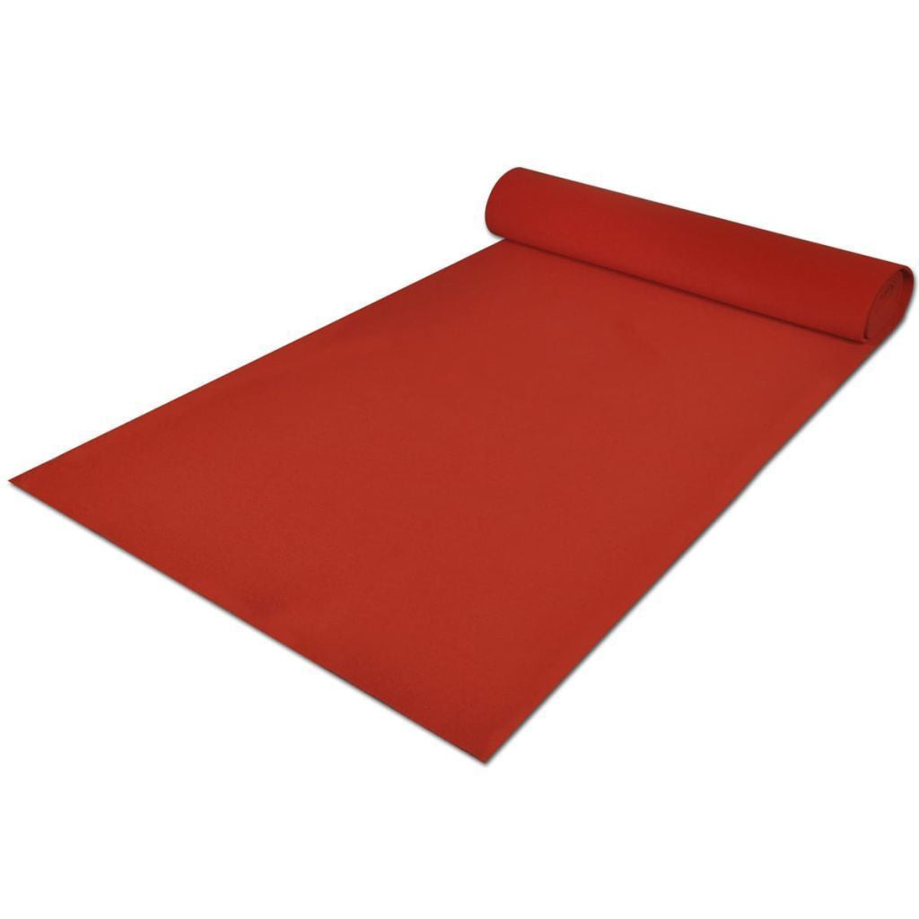 Norvo | Ekstra tung rød teppe 1 x 5 m - 400 g/m2