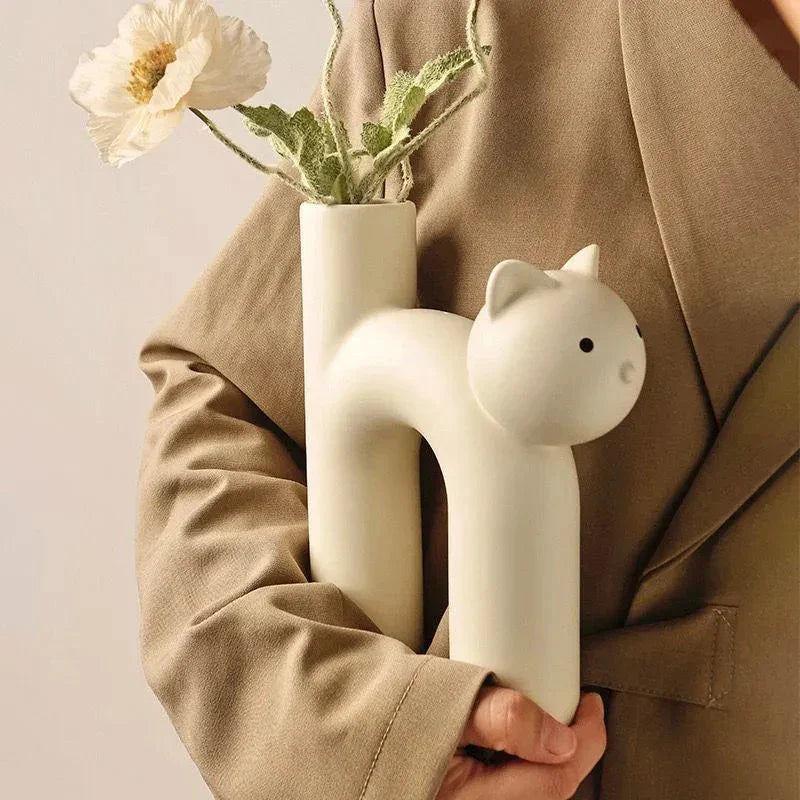 Norvo | Matte Kattunge Blomster Vase
