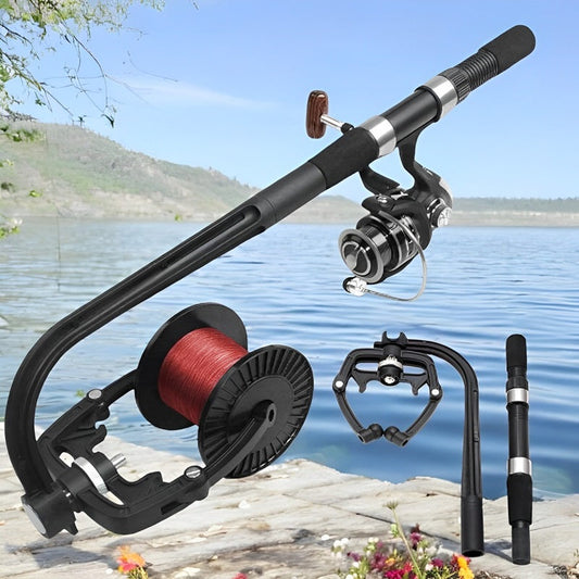 Norvo | Bærbar Fiskesnor Vindemaskin Spole, Ingen Snorvridning Floke-fri Innhenting