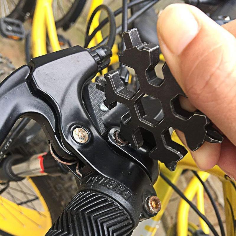 Norvo | 18-i-1 rustfritt stål snøfnugg multi-tool