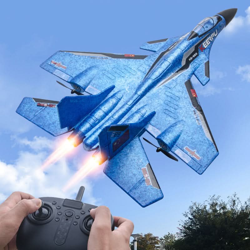 Norvo | Barn Fjernkontroll Legetøysfly med Gyroskop