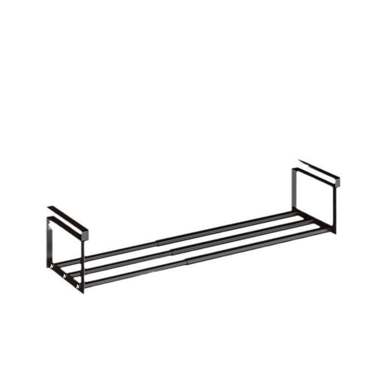 Norvo | FlexFit Hylleforlengelse – Justerbar Skoskaporganisator – Plassbesparende Oppbevaringsløsning – Verktøyløs Montering – Passer 40–65 cm