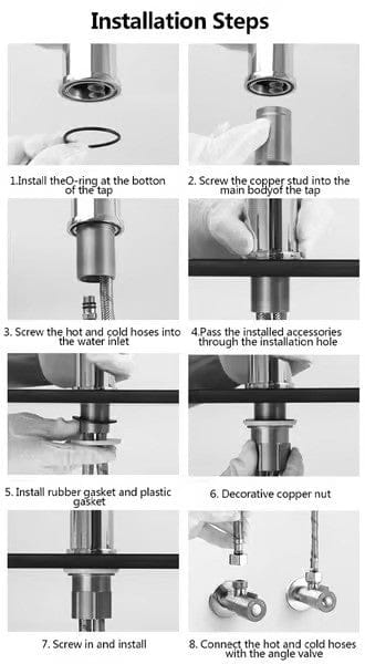 Norvo | Flexispout – 360° fleksibel kran med spraymodus for vaskekomfort