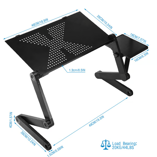 Norvo | FLEXSTAND 360 – Ergonomisk laptop stativ for sunt og fleksibelt arbeid