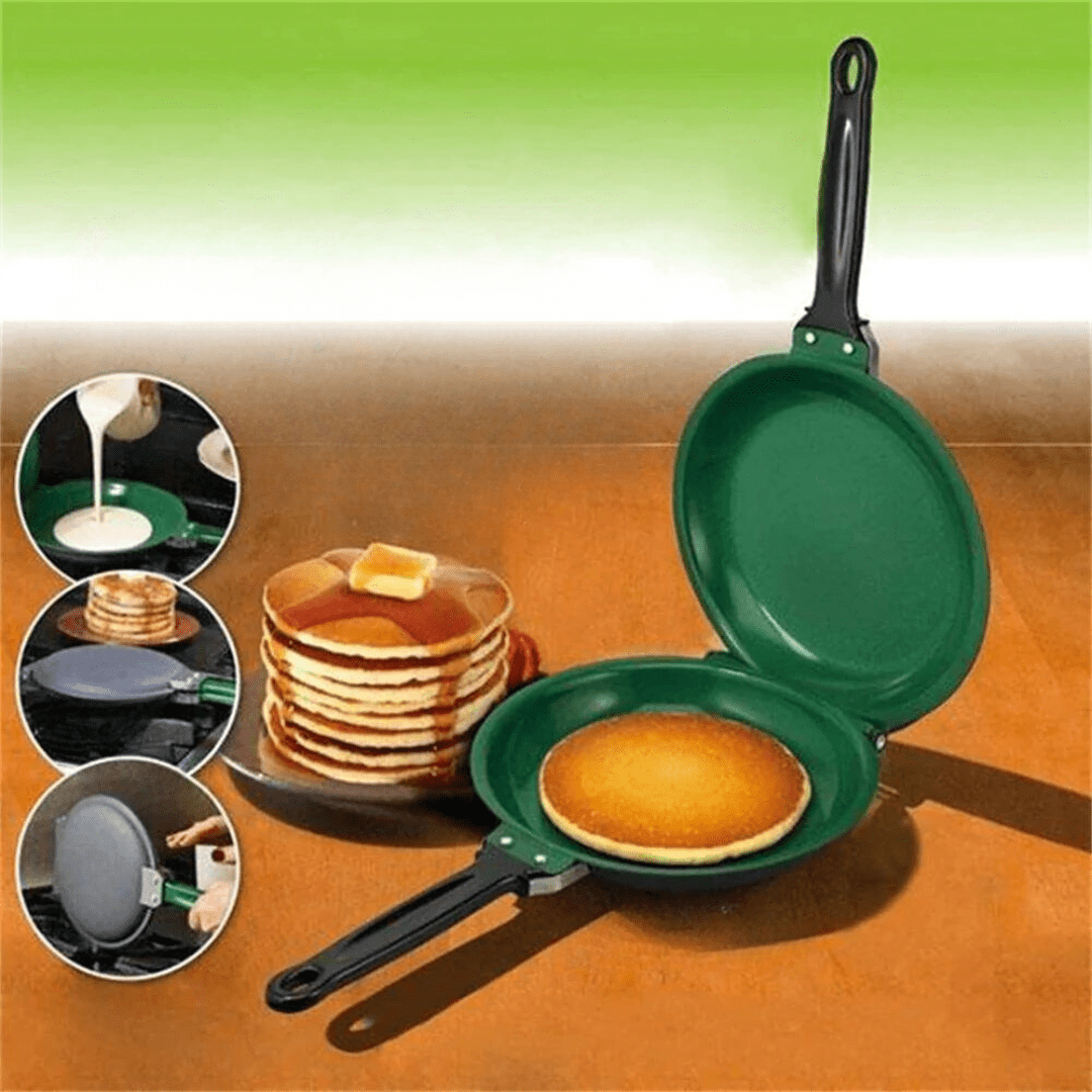 Norvo | Flipchef – Non-Stick Vende Stekepanne for Uanstrengt Matlaging