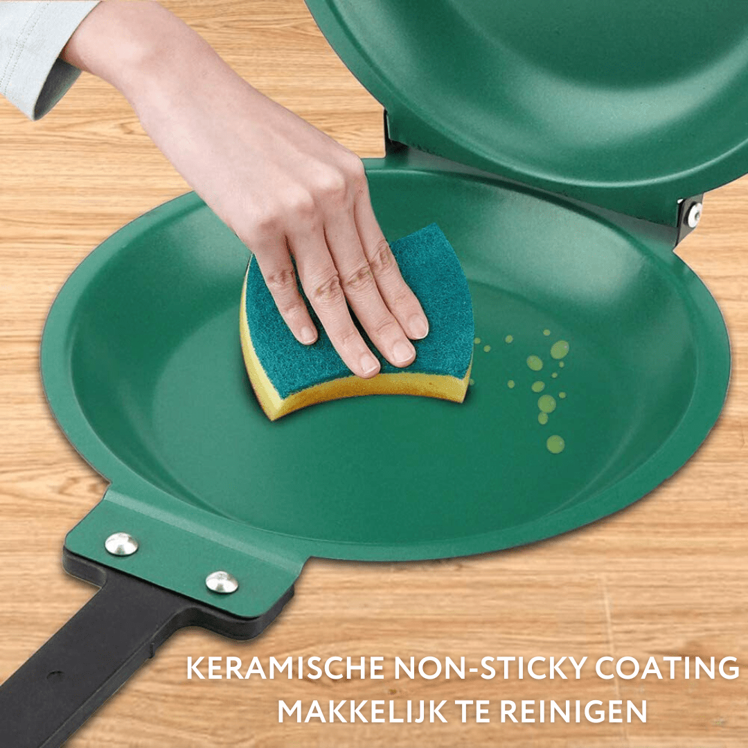 Norvo | Flipchef – Non-Stick Vende Stekepanne for Uanstrengt Matlaging