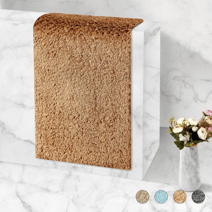 Norvo | Veloura Ultra-Absorberende Bade Matte | Plush sklisikker bade matte for komfort og sikkerhet