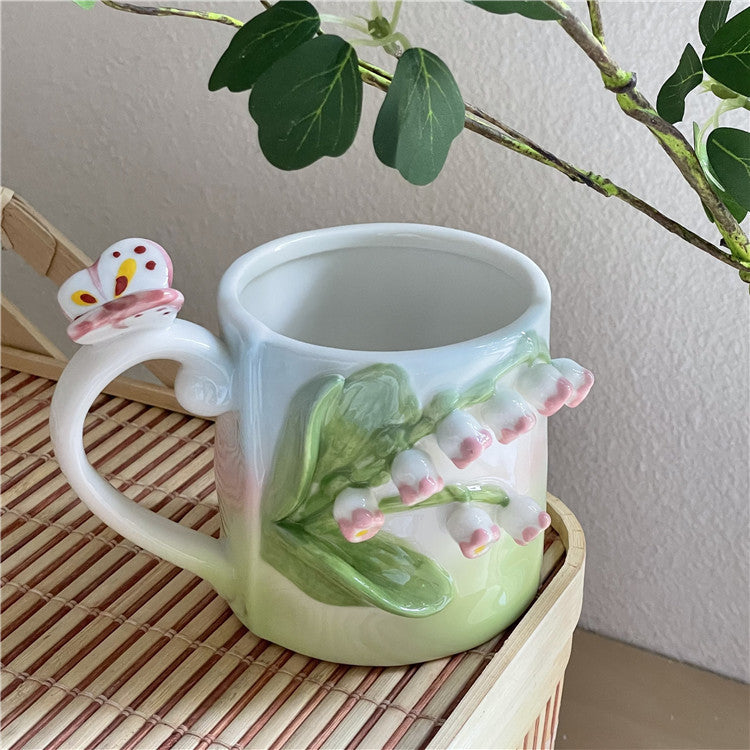 Norvo | Frendorf 3D Floral Håndmalt Krus