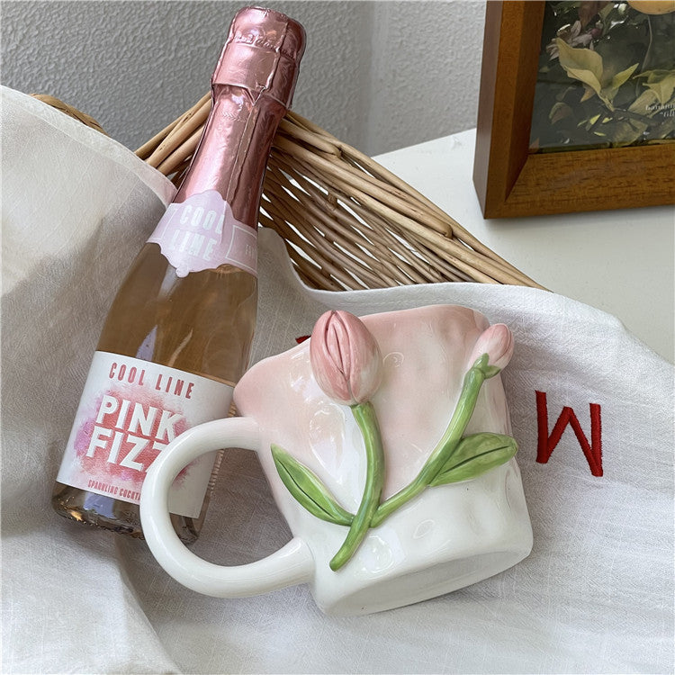 Norvo | Frendorf 3D Floral Håndmalt Krus