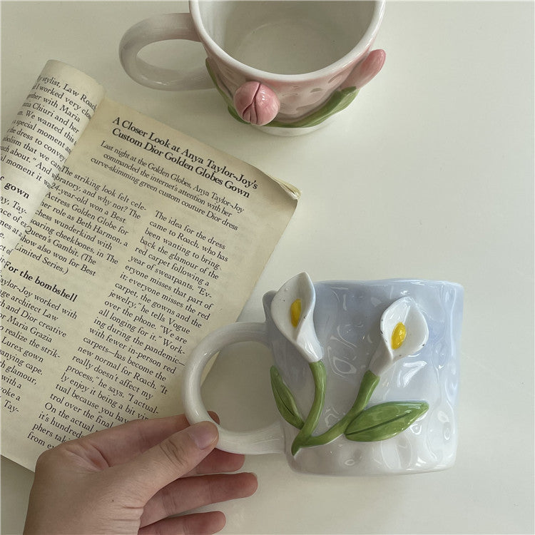 Norvo | Frendorf 3D Floral Håndmalt Krus