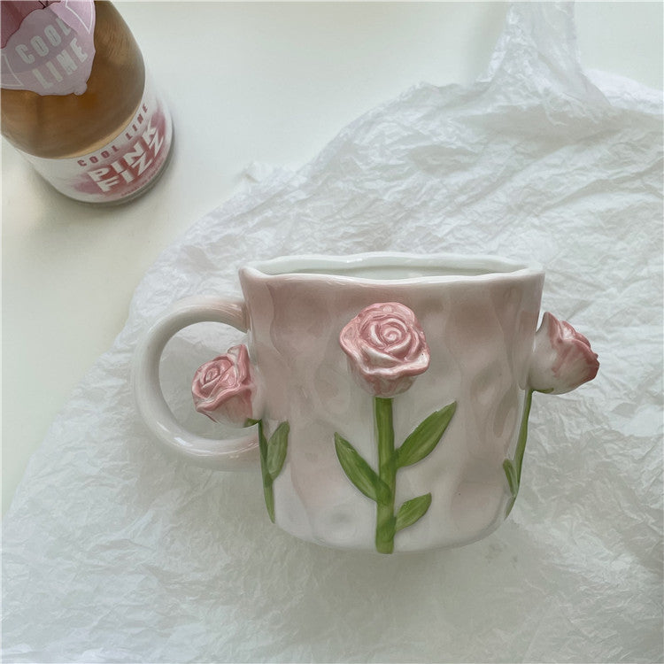 Norvo | Frendorf 3D Floral Håndmalt Krus