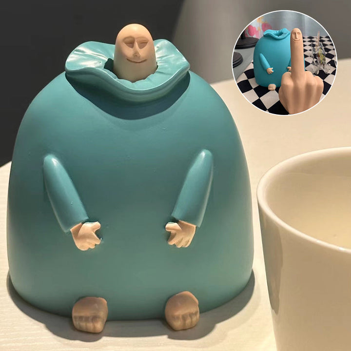 Norvo | Liten Blå Midtfinger Ornament