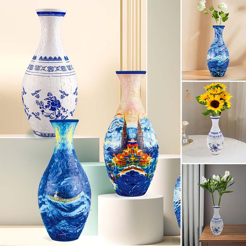 Norvo | 3D Kunst Puslespill Vase