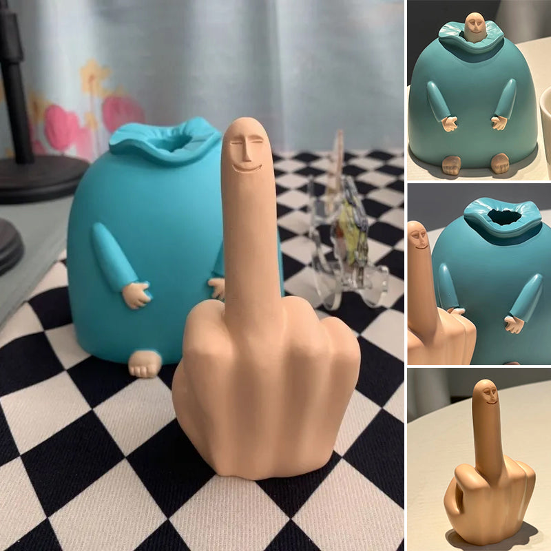 Norvo | Liten Blå Midtfinger Ornament