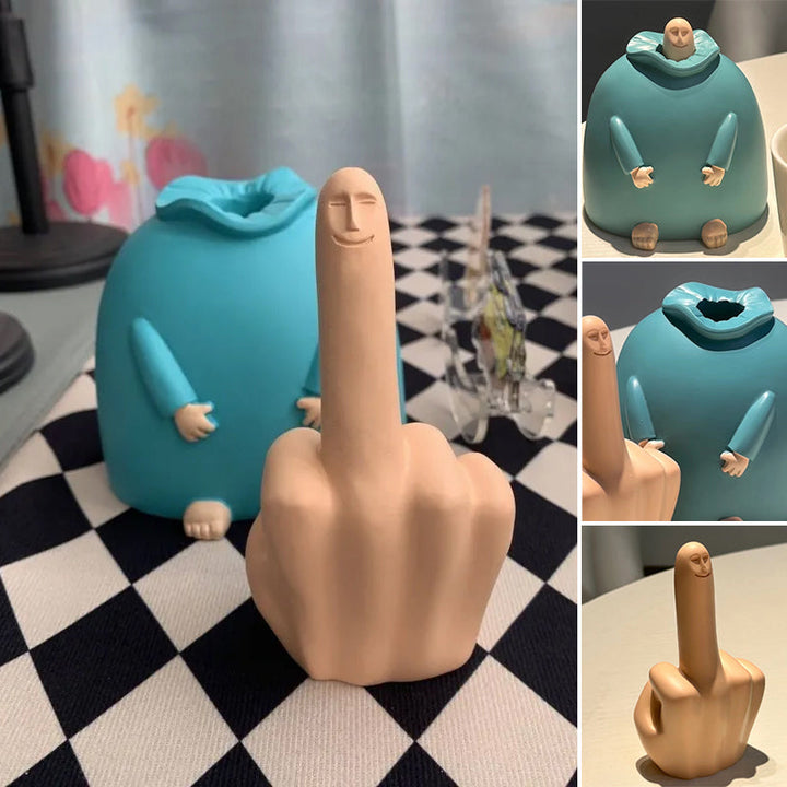 Norvo | Liten Blå Midtfinger Ornament