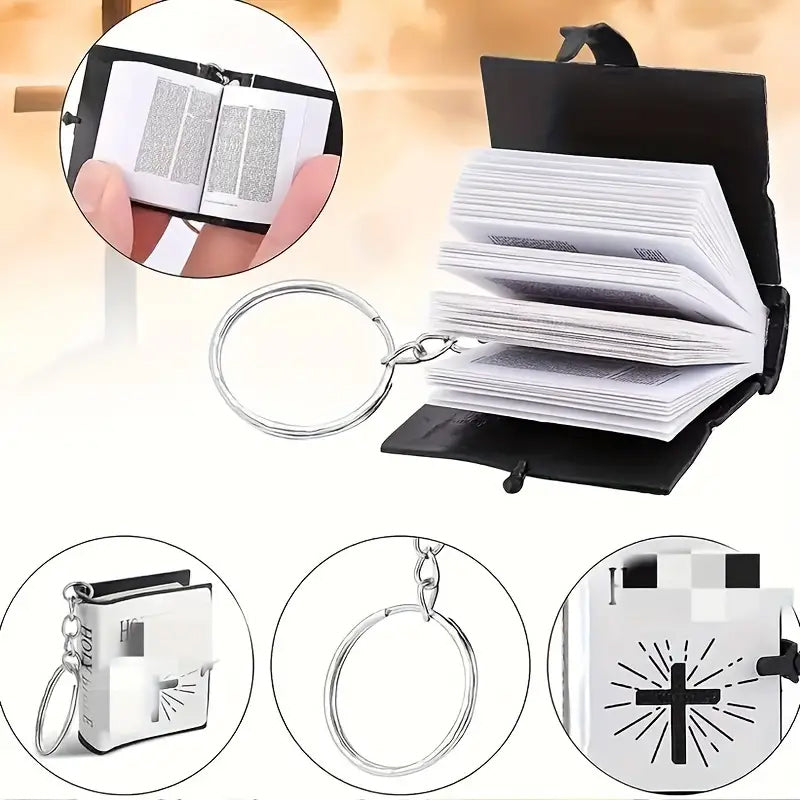 Norvo | Mini Bibel Kors Nøkkelring