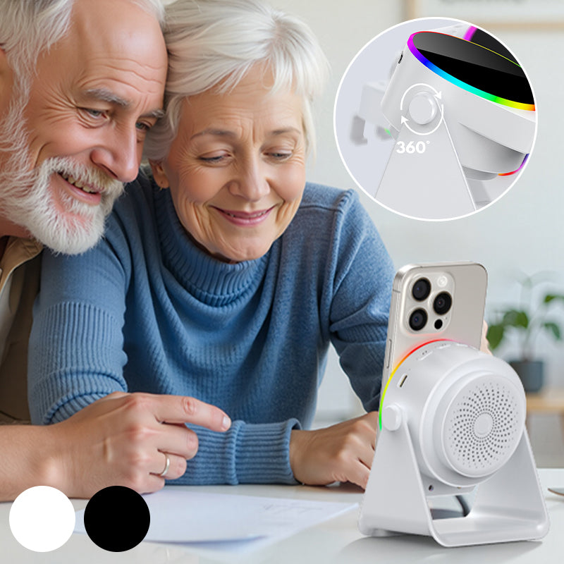 Norvo | 4-I-1 360° Rotasjon Bluetooth Høyttaler Stativ