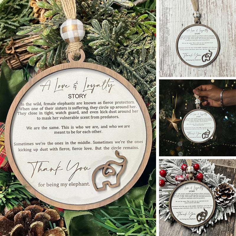 Norvo | Vennskaps Elefant Ornament