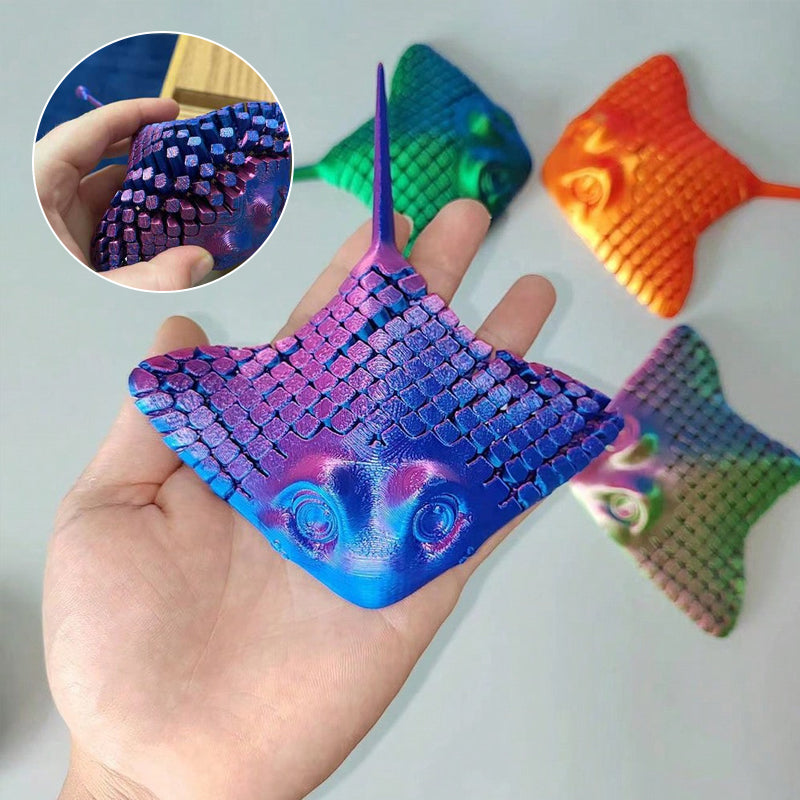 Norvo | 3D Utskrevet Manta Ray Fidget Toy