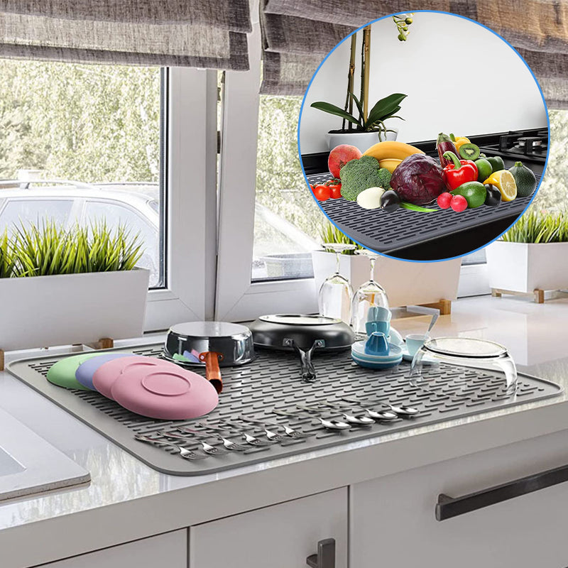 Norvo | Varmeresistent Silikon Komfyrdeksel Matte & Redskaper