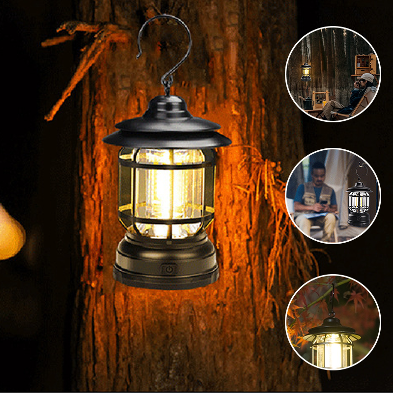 Norvo | Bærbar Retro Campinglampe
