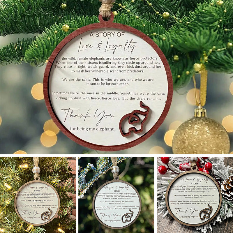 Norvo | Vennskaps Elefant Ornament