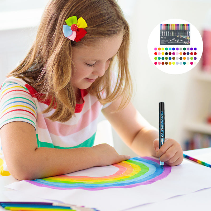 Norvo | Farge Lysstav Graffiti Highlight Pens