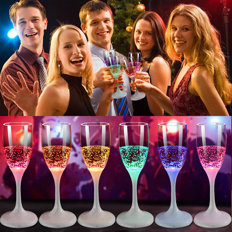 Norvo | LED belyst champagneglass