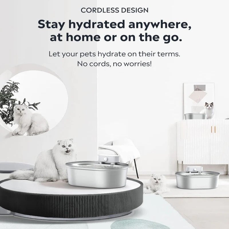 Norvo | Trådløs Automatisk Kjæledyr Vannfontene