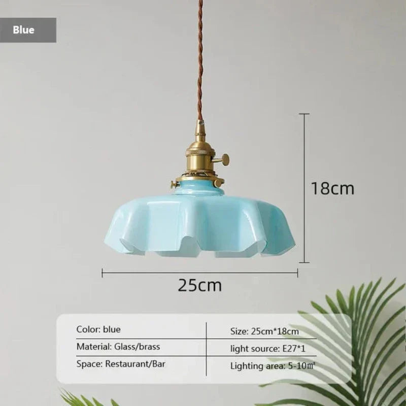 Frendorf | Fransk Messing Pendellampe - BrassChic